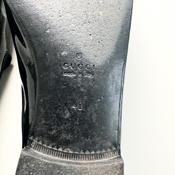 Patent Leather Gucci Loafers sz 40 - Picture 10 of 12